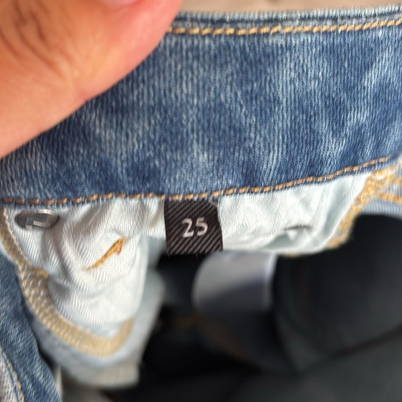 7 For All Mankind Aubrey in Hewes Skinny Jeans size 25 - Picture 7 of 16